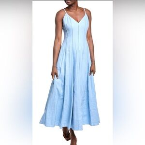 Nicholas the Label  Michah Panelled Cotton A-Line Maxi Dress - Size 6